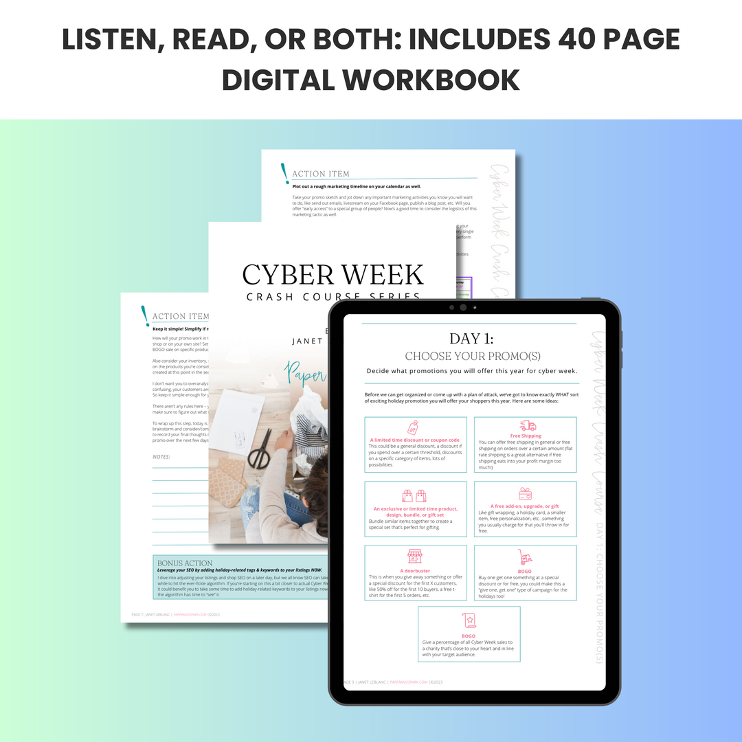 cyber week e-commerce shop