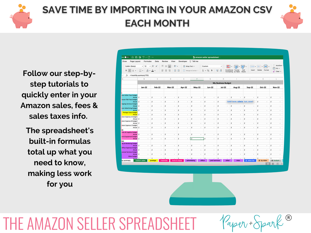 Amazon Seller Spreadsheet