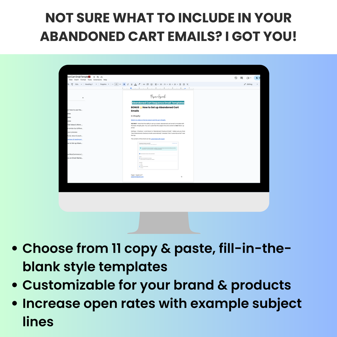 fill in the blank templates for emails