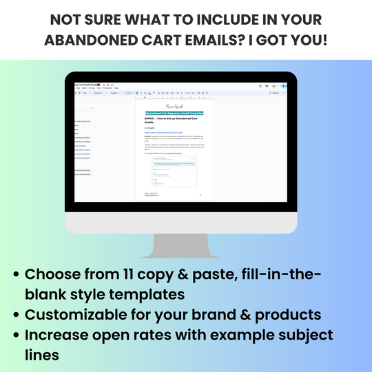 fill in the blank templates for emails
