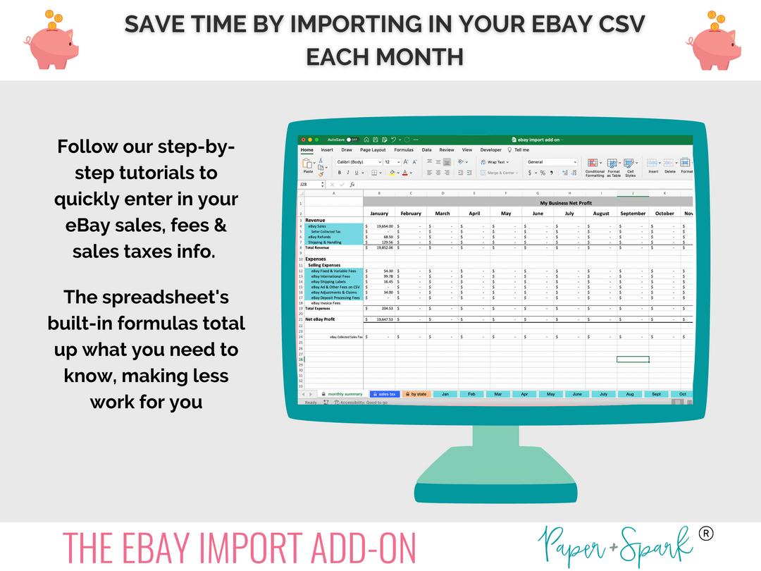 bookkeeping for online sellers on eBay