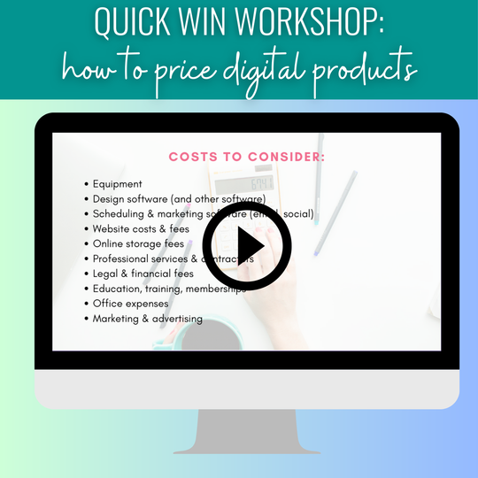 The Profitable Digital Products Kit (with plug & play pricing calculator)