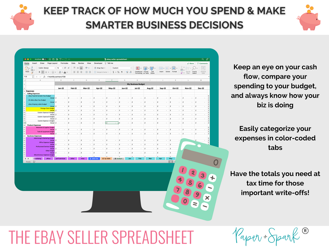 eBay online seller budget