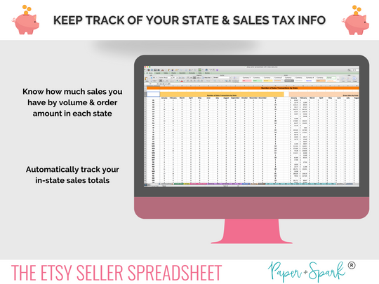 Etsy Seller Spreadsheet