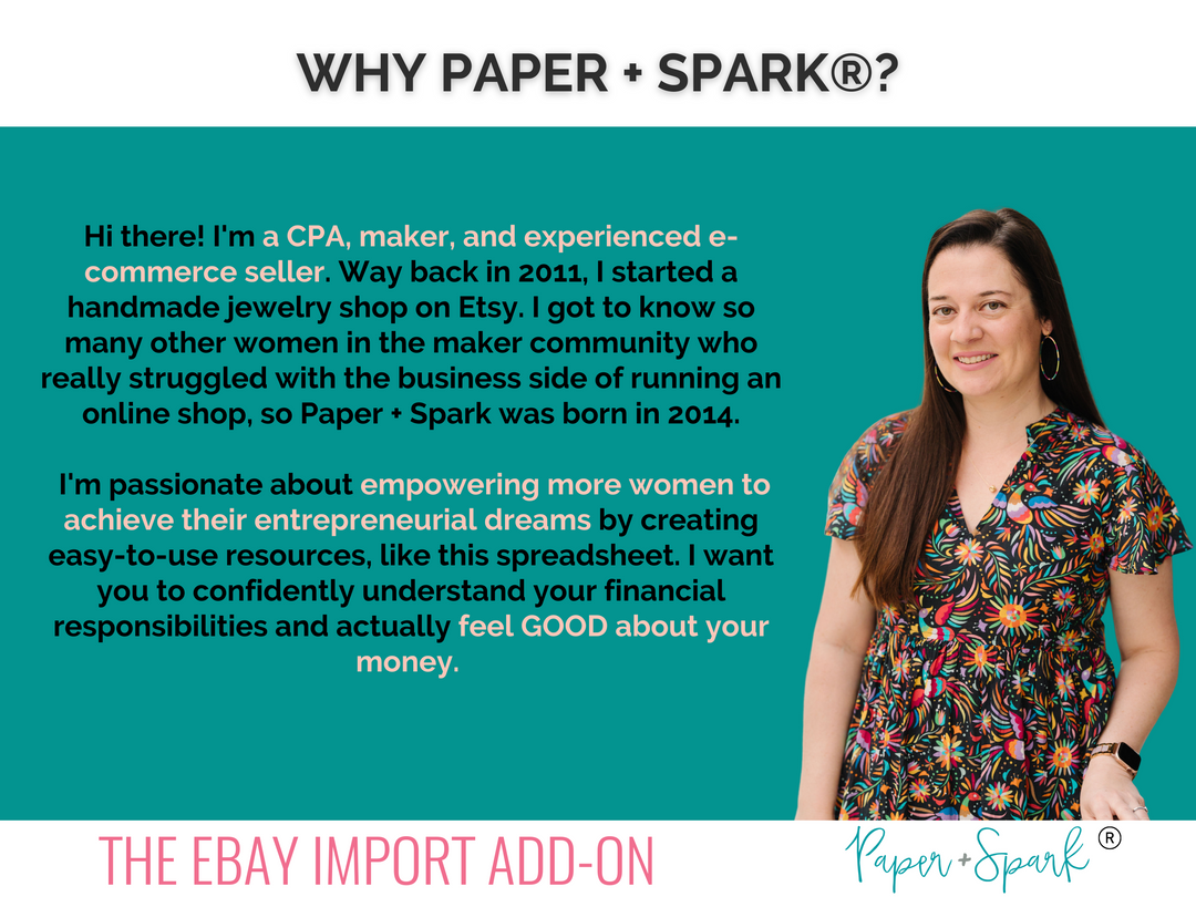 bookkeeping for eBay creators