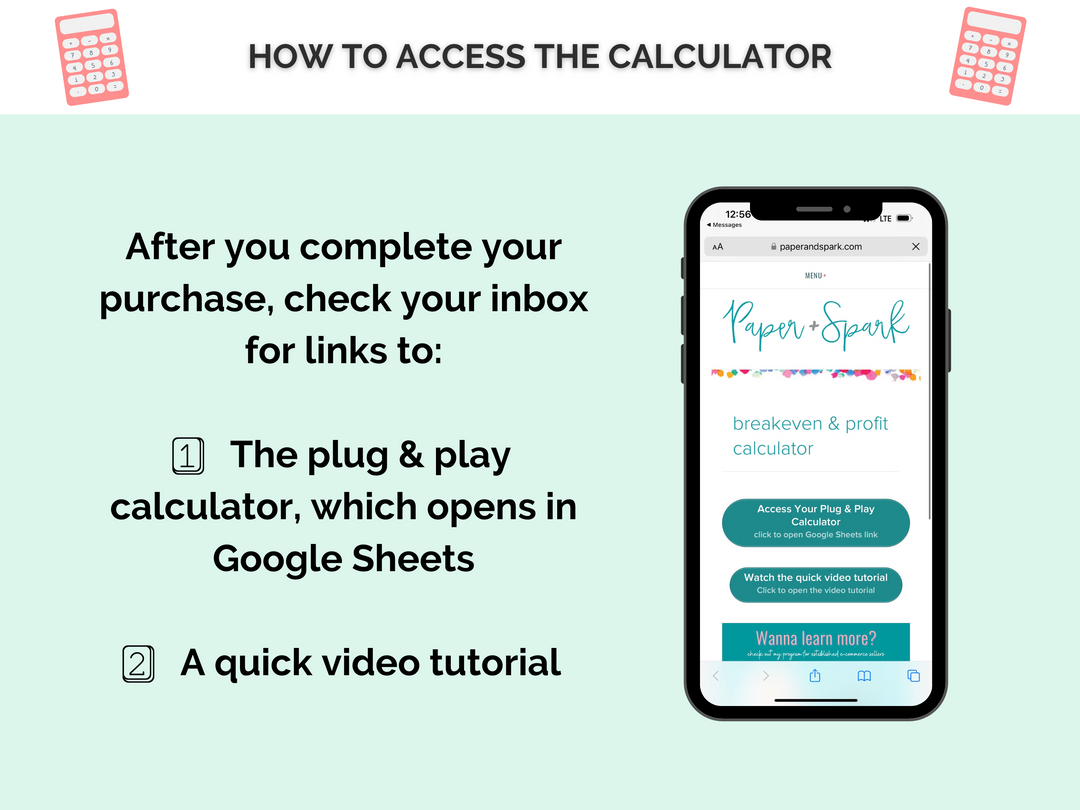 easy to use calculator for pricing