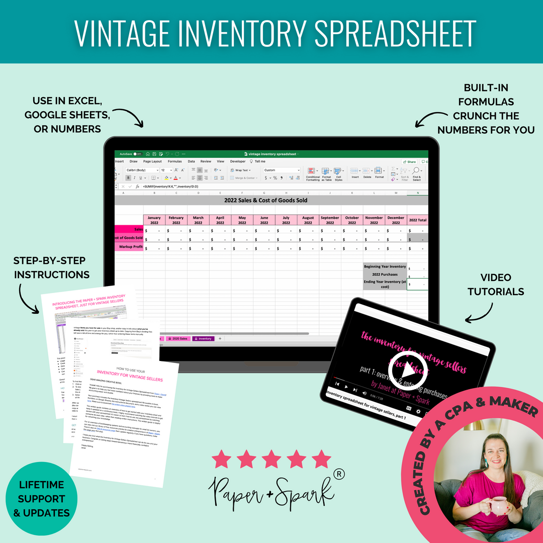 vintage sellers inventory
