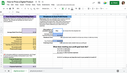 how to price digital products