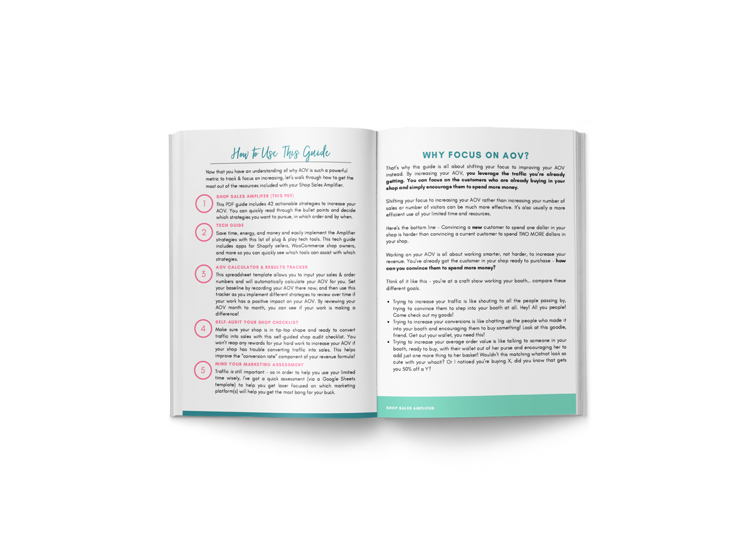 easy to understand guide for shop sales