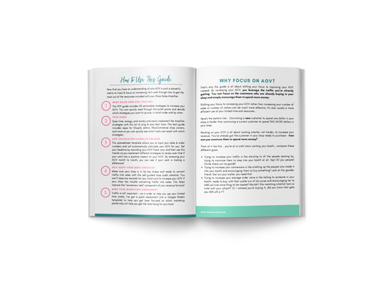 easy to understand guide for shop sales