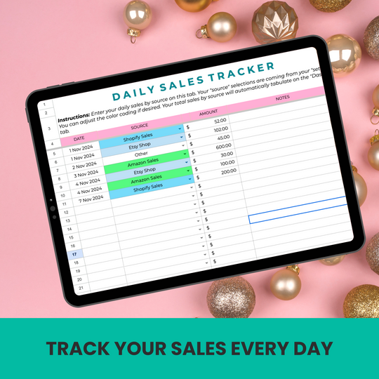 Holiday Financial Dashboard