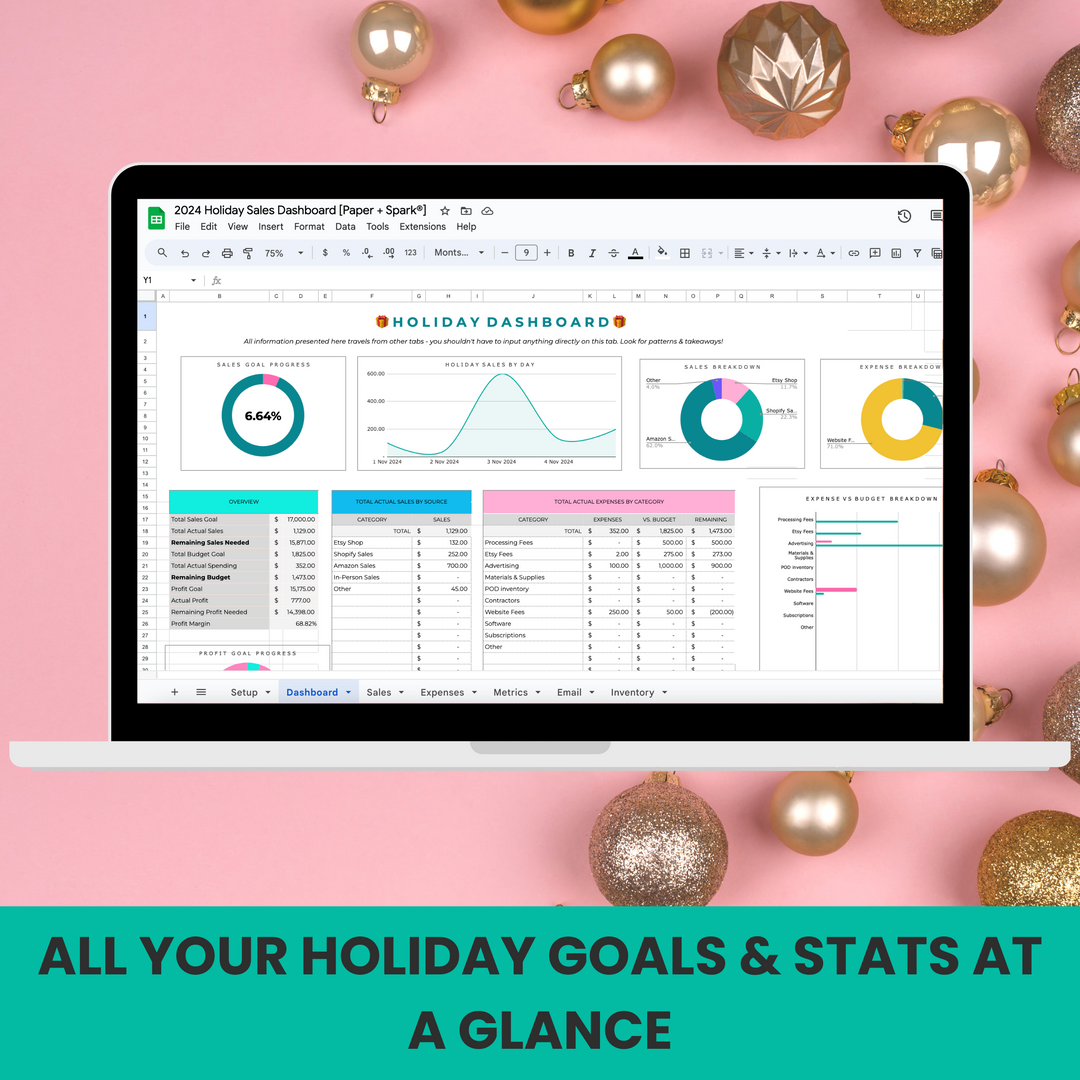 Holiday Financial Dashboard