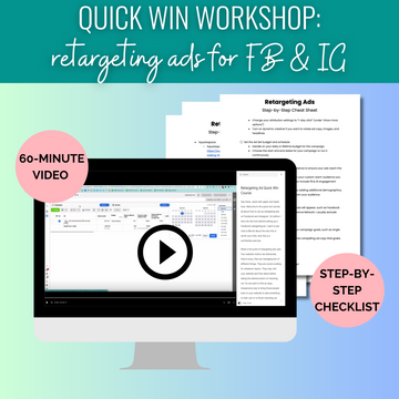 Quick Win Workshop: Retargeting Ads