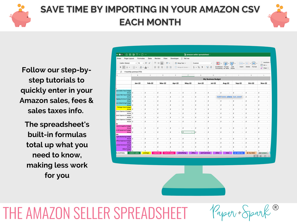 easy to use bookkeeping for Amazon sellers