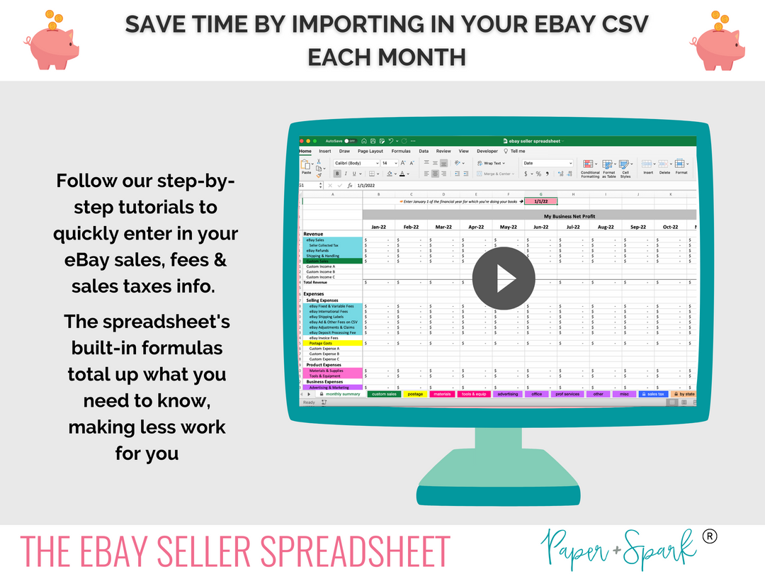 easy to use bookkeeping for eBay