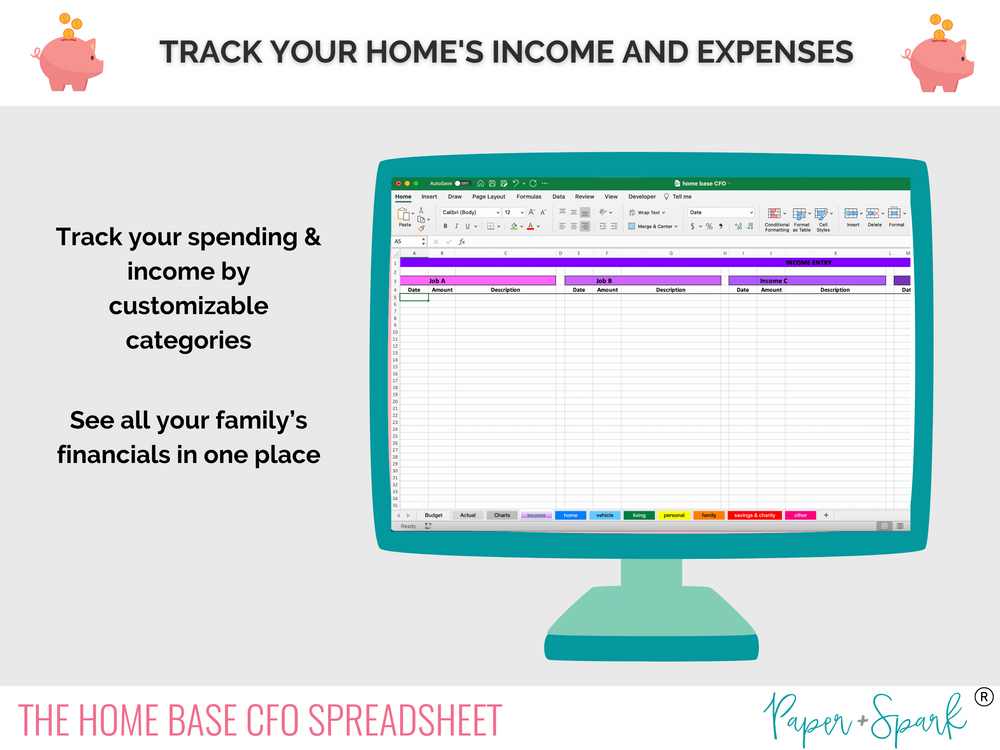 family budget template