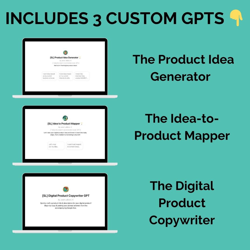 Digital Product Kickstart GPT Bundle from Paper + Spark®