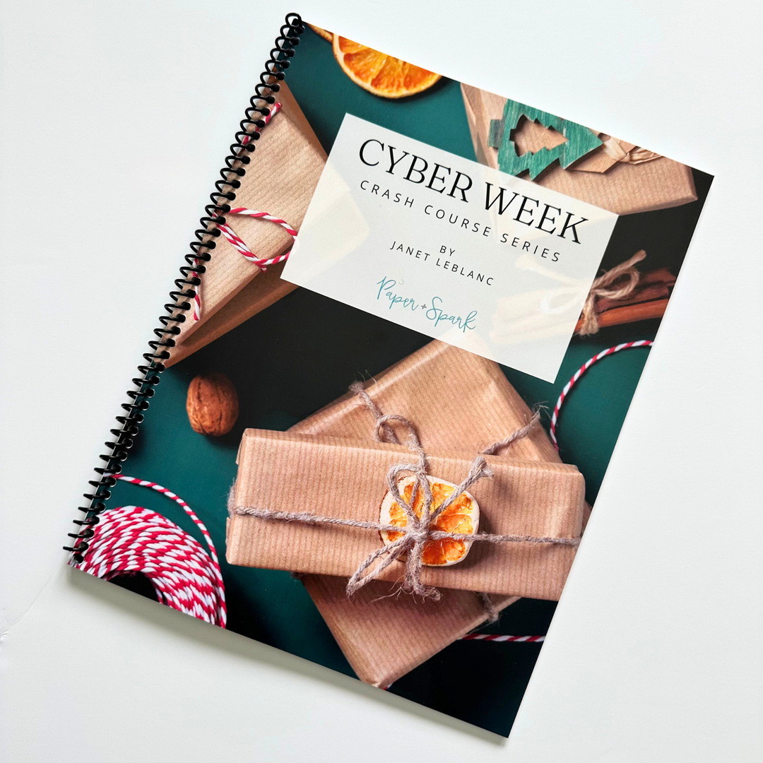 Cyber Week Crash Course - Spiral-Bound Planner