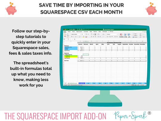 Squarespace spreadsheet 