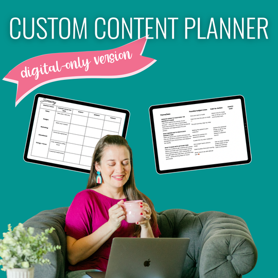 Custom Content Vault + Planner (Digital Only Version)