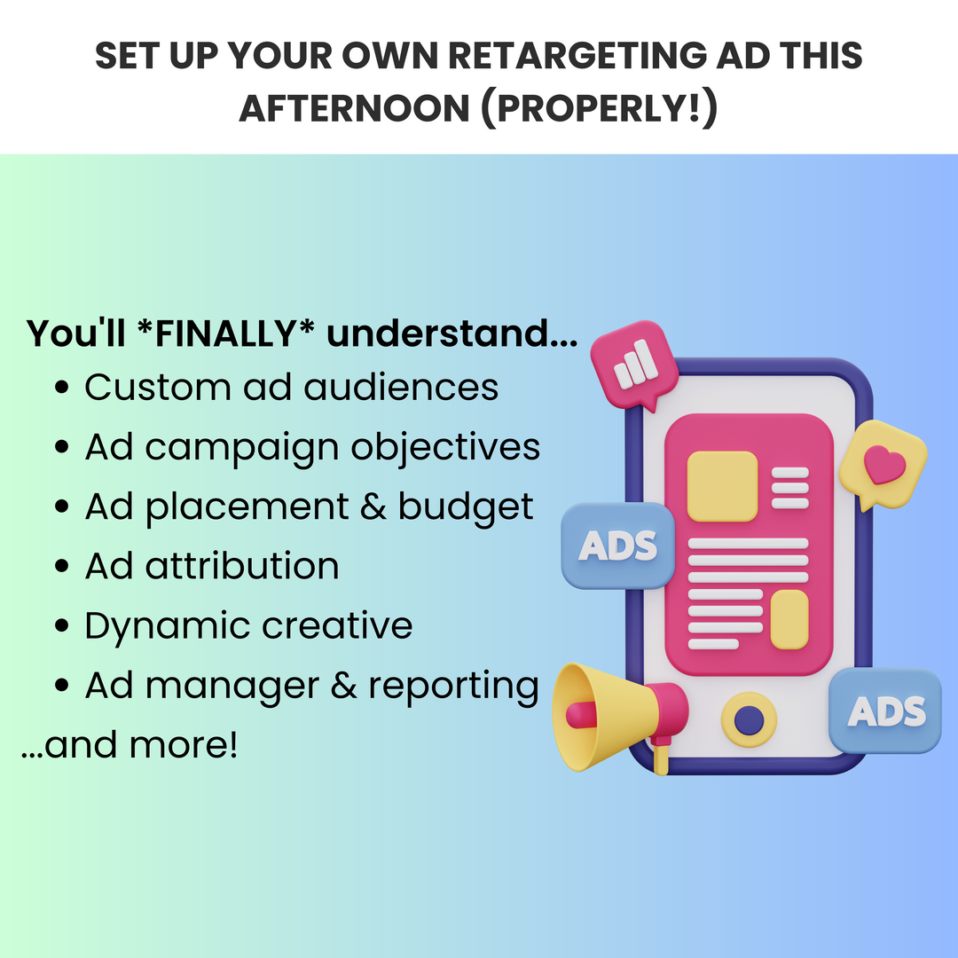 retargeting ads on Facebook and instagram