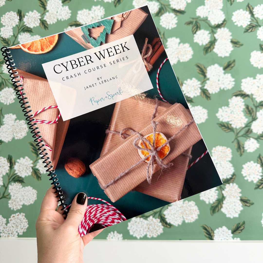 Cyber Week Crash Course - Spiral-Bound Planner