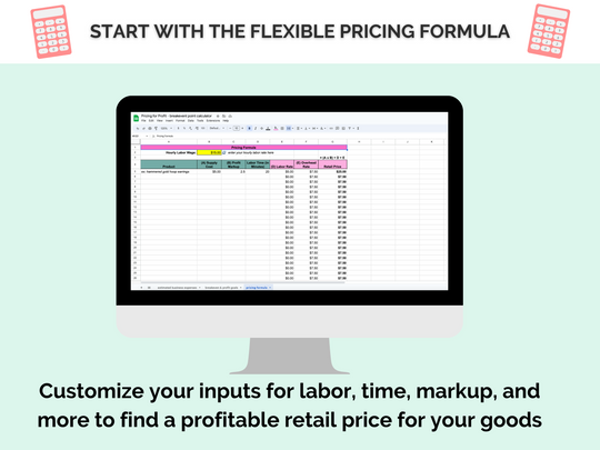 flexible pricing formula for e-commerce sellers