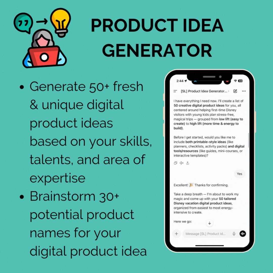 Digital Product Kickstart GPT Bundle from Paper + Spark®