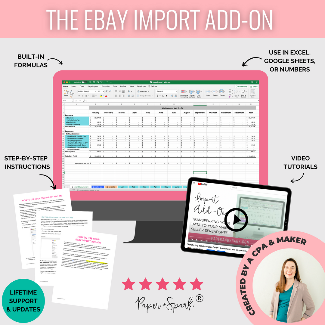 bookkeeping for eBay sellers