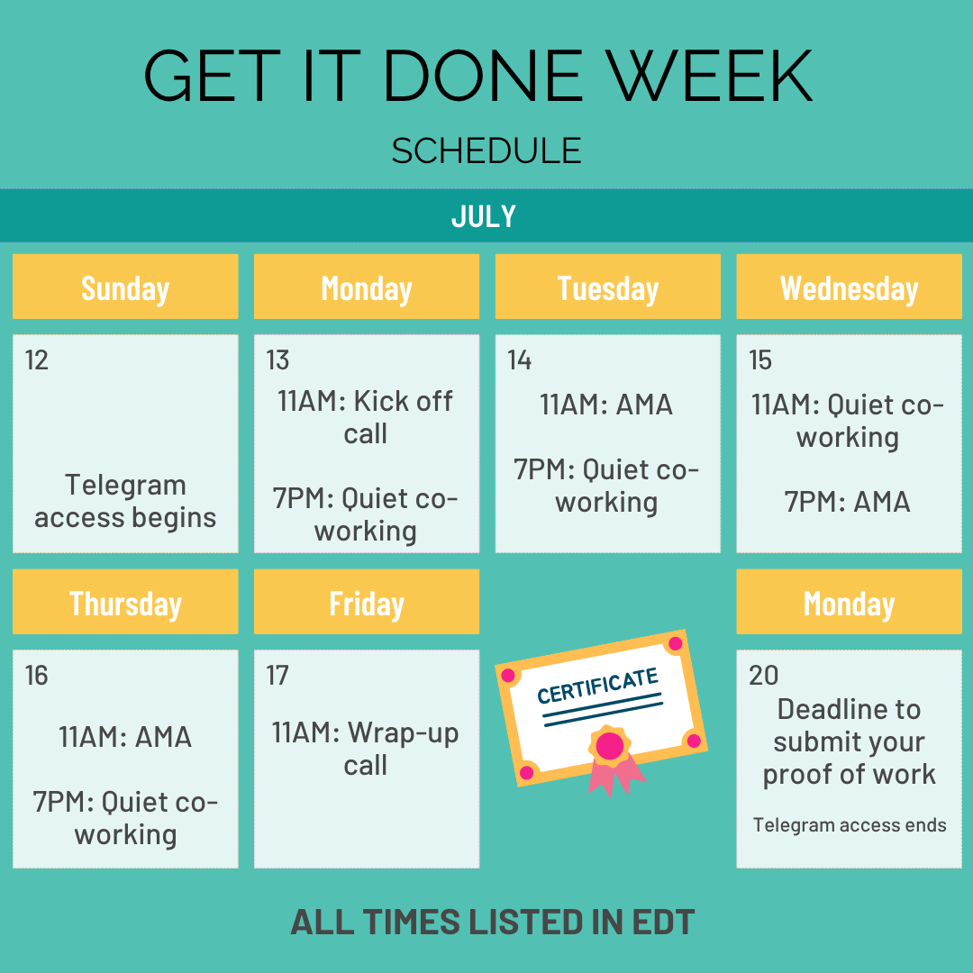 LIVE Get It Done week: 2026 Mid-Year Bookkeeping Edition