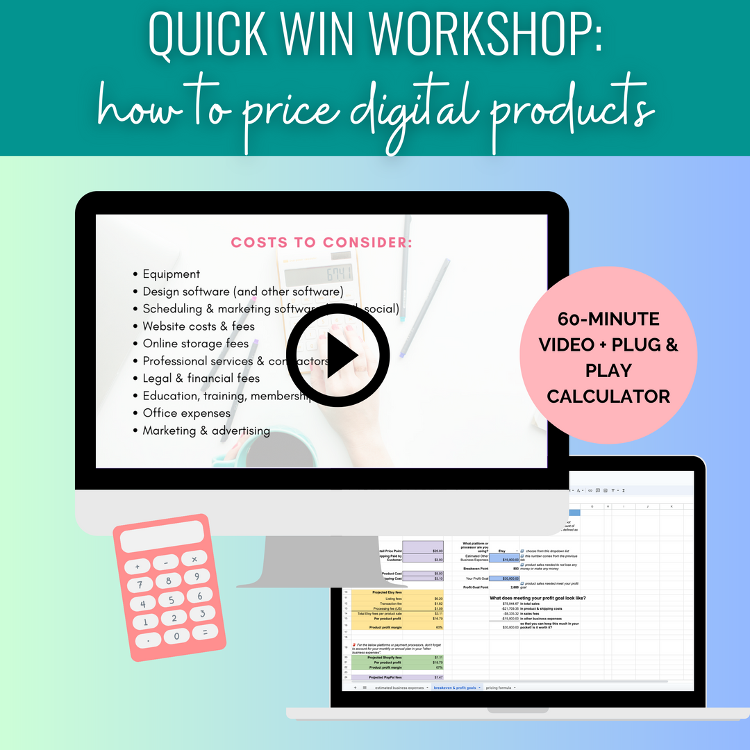 Pricing Digital Products Masterclass