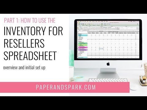 how to use resellers spreadsheet