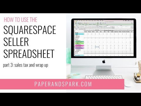 how to use squarespace seller spreadsheet